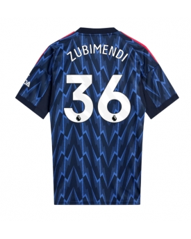 Billige Fotballdrakt Arsenal Martin Zubimendi #36 Replika Bortedrakt 2025-26 Kortermet Billige Fotballdrakt Arsenal Martin Zubimendi #36 Replika Bortedrakt 2025-26 Kortermet